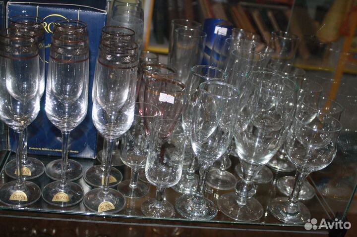 Бокалы, Фужеры, Рюмки