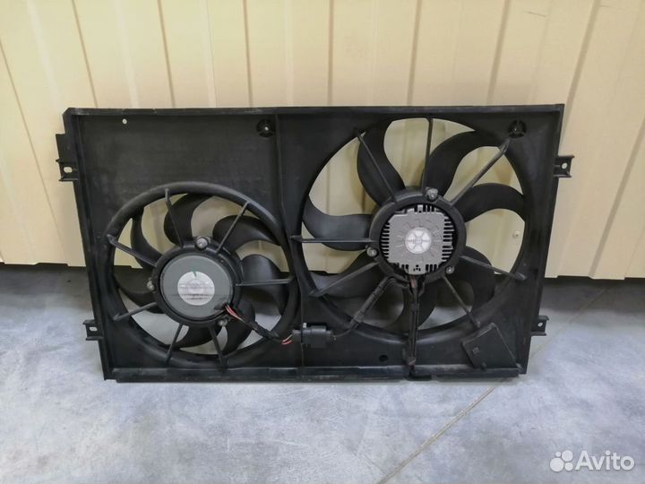 Вентилятор радиатора Skoda Octavia A-5 Рестайлинг