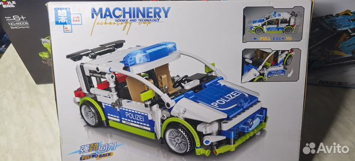 Конструктор Полицейский автомобиль Golf R, 542 дет