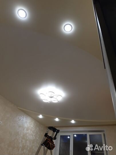 Натяжные потолки с гарантией под ключ