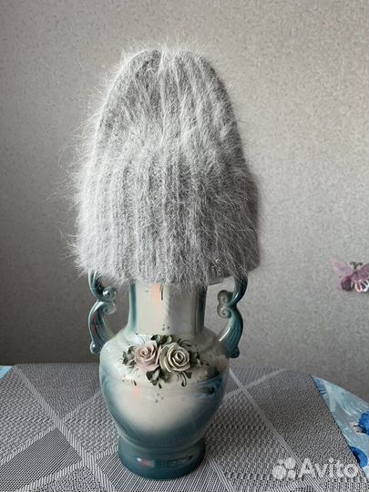 Шапочка из пуха норки