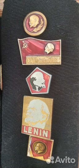 Значки СССР Ленин