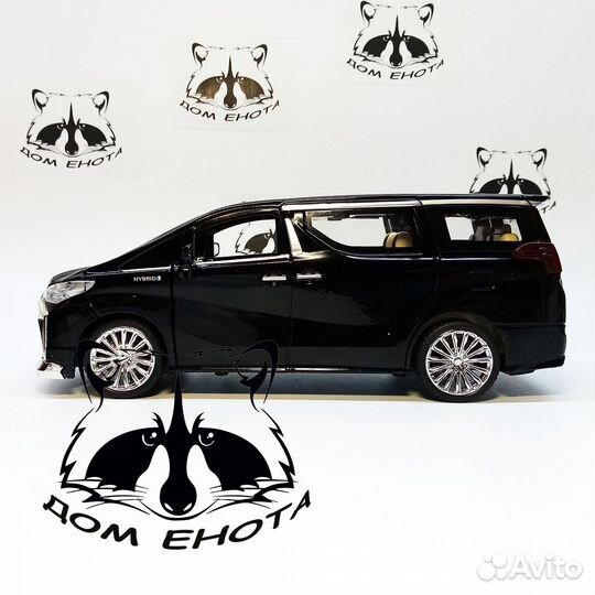 Машинка Toyota Alphard модель метал 1:24 Тойота Ал