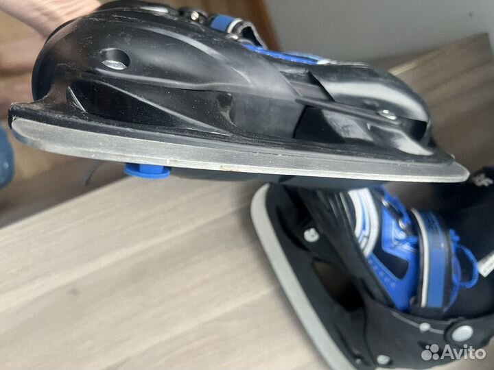 Коньки детские раздвижные 34-37