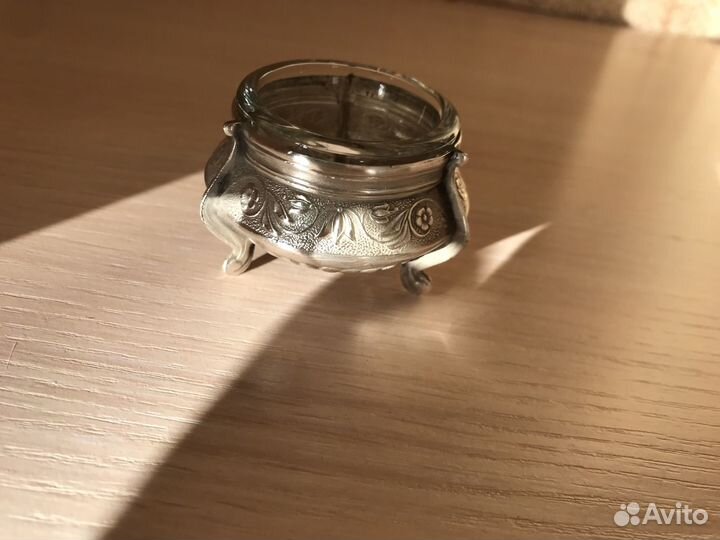 Ваза хрустальная, солонки