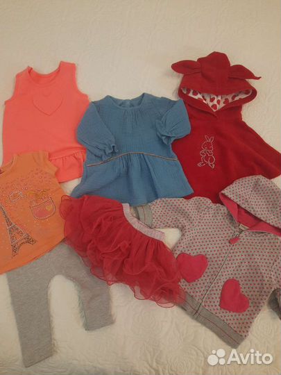 Детские вещи пакетом для девочки 68