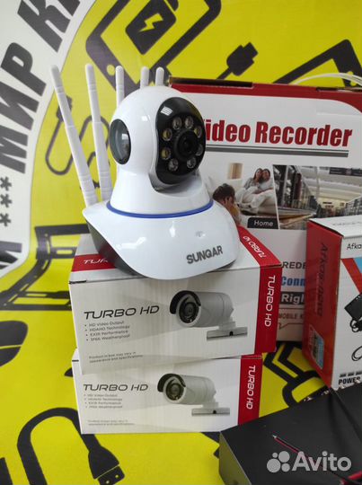 Комплекты видеонаблюдения в коттедж монтаж камеры