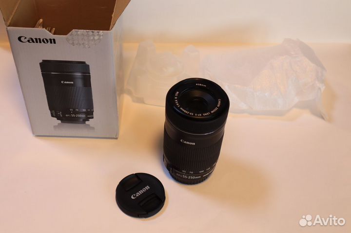 Объектив Canon ef s 55 250mm IS STM