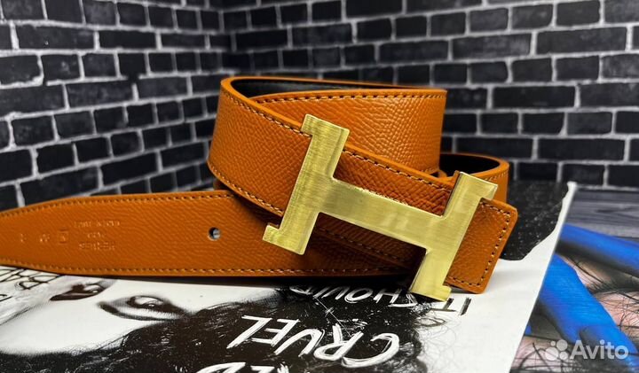 Ремень женский Hermes кожаный