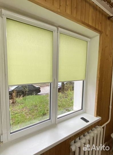 Рулонные шторы в коробе и с направляющими L9739