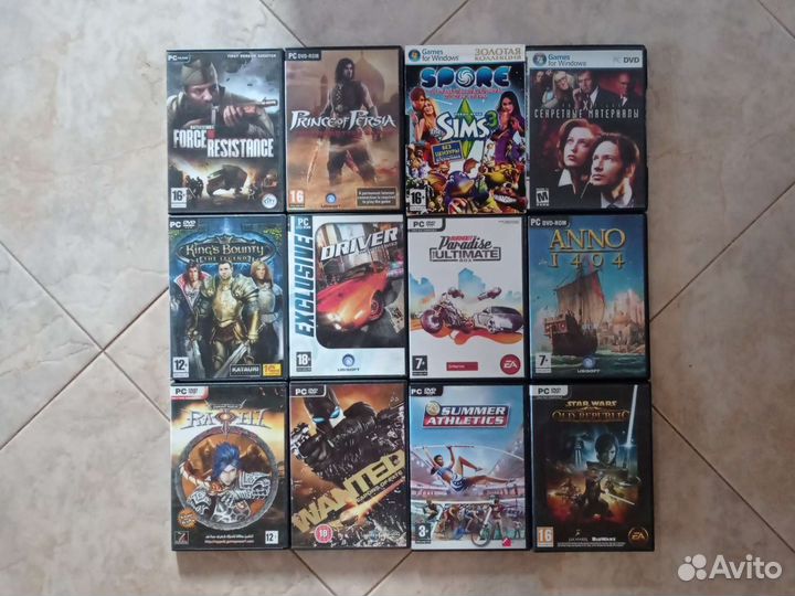 Диски с играми на пк