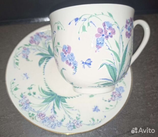 Кофейные чашки лфз костяной фарфор СССР Винтаж