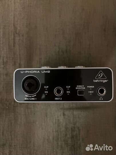 Behringer U-phoria studio набор для звукозаписи
