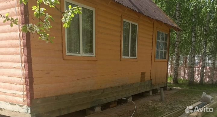 Подъём дома замена венцов ремонт