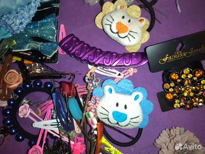 Резинки, заколки, обатки, 