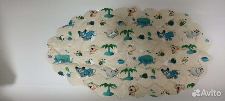 Коврик для ванной детский на присосках