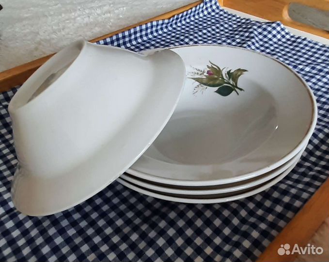 Тарелочки глубокие полупорционные