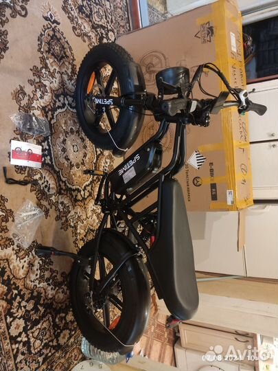 Эктро фэт байк, электровелосипед, spetime k6