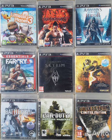 Коллекция Игр Ps3, Xbox360