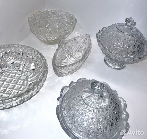 Посуда СССР. Хрусталь. Винтаж