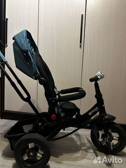 Детский велосипед с родительской ручкой