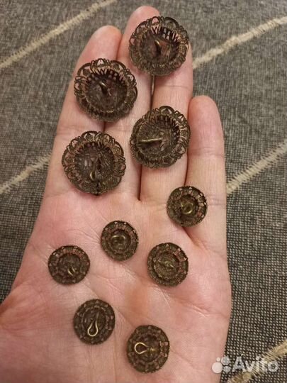 Антикварные пуговицы