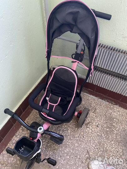 Велосипед трехколесный Kreiss с тентом