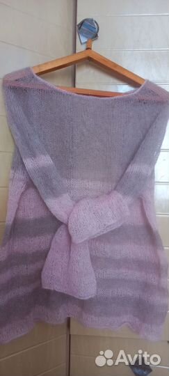 Джемпер паутинка из мохера