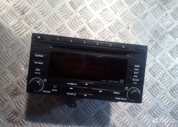 Магнитола штатная на Субару Импреза Джи12