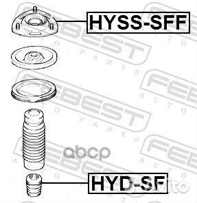 Отбойник амортизатора hyundai santa FE 00- пер