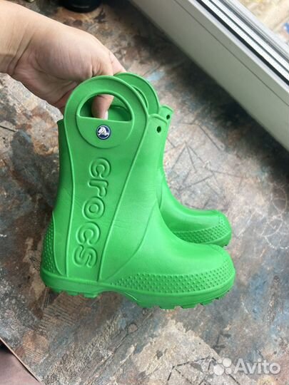 Резиновые сапоги crocs c9