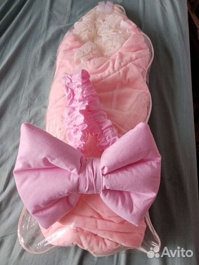 Конверт на выписку для девочки осень/весна