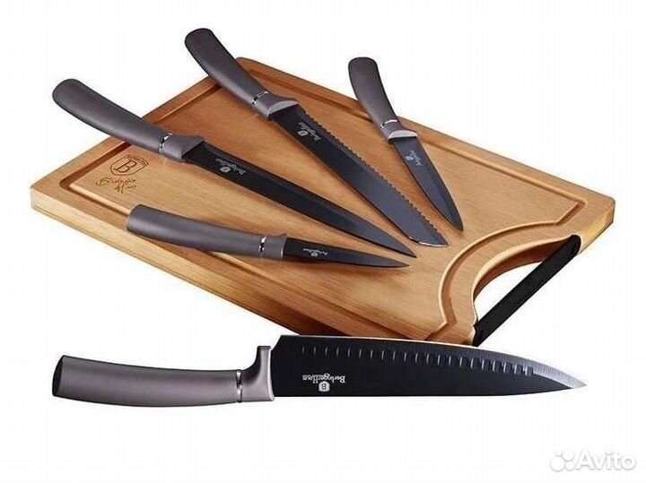 Подарочный набор ножей + разделочная доска