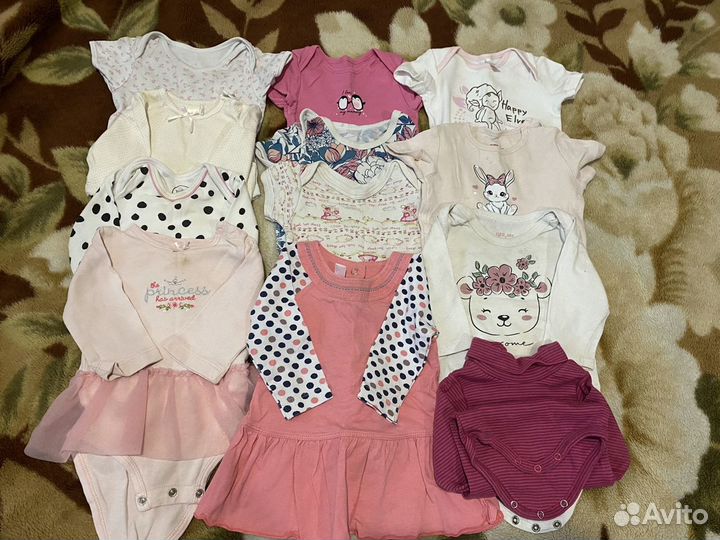 Вещи пакетом на девочку 56-62 р