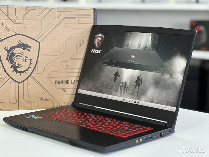 Игровой Ноутбук новый MSI RTX 3050 I5