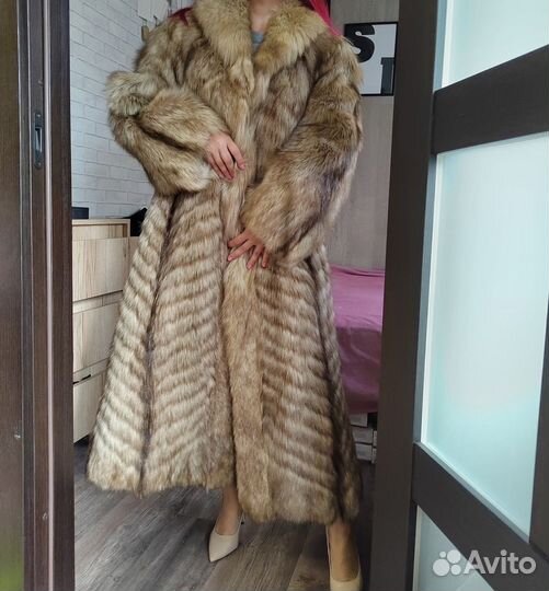 Шуба wolf vintage kerry bradshaw