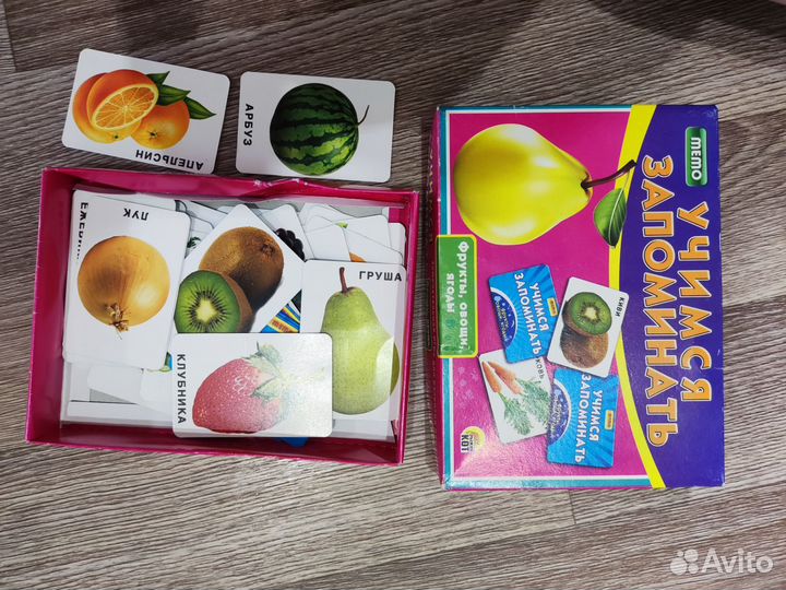 Развивающие игры, лото, домино, мемори, карточки