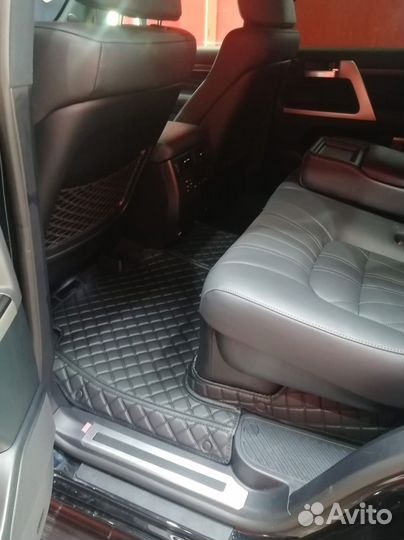 3D коврики из экокожи toyota land cruiser 200