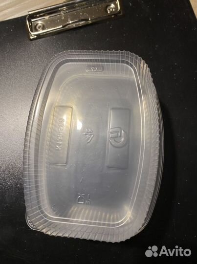 Контейнер 500мл стирол средний с крышкой оптом