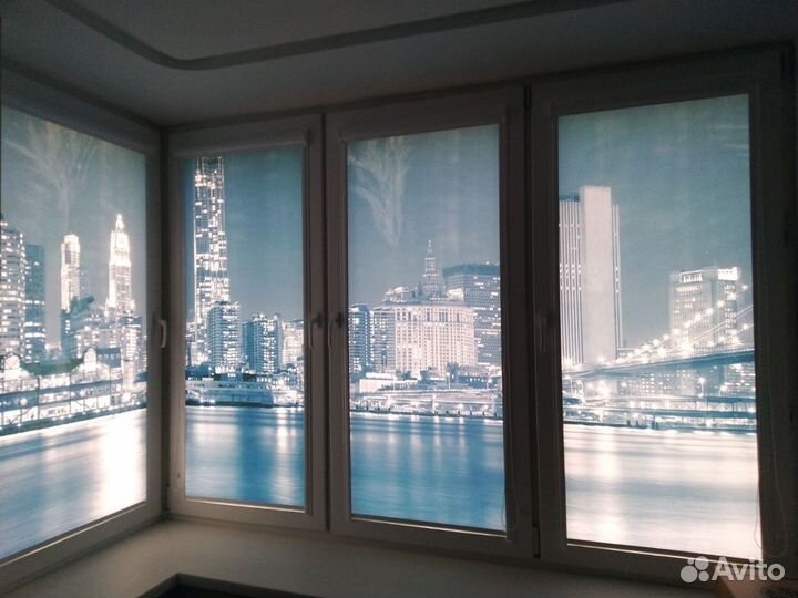 Рулонные шторы с фотопечатью