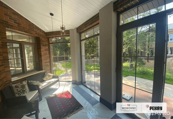 Панорамное остекление зимнего сада