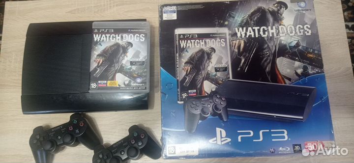 Игровая приставка ps3 super slim