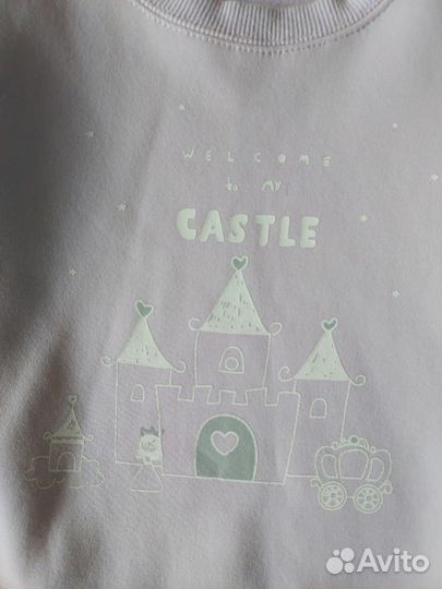 Теплая толстовка на девочку (80-86р.)