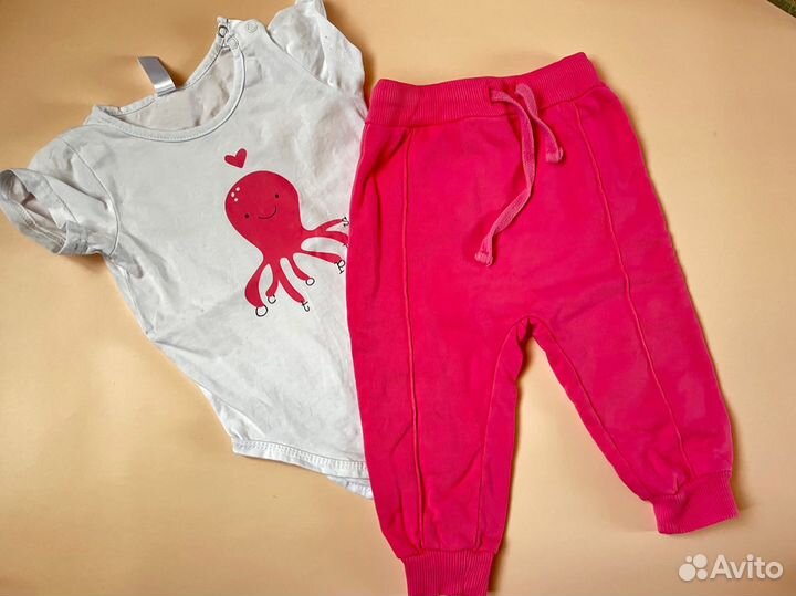 Пакет вещей на девочку 86