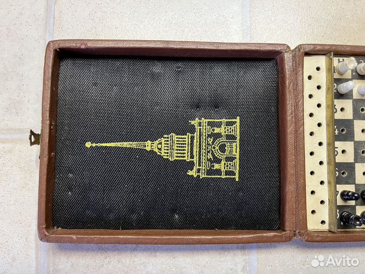 Шахматы дорожные ленточмех 60-х Ленинград