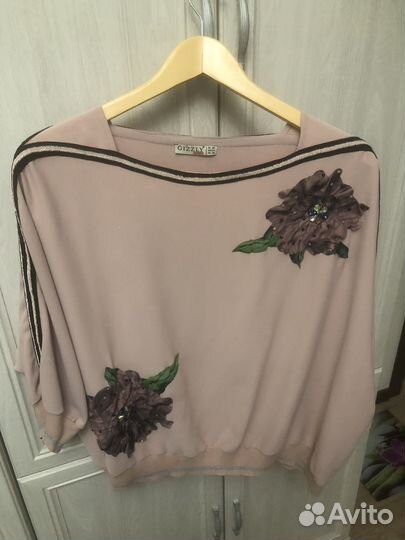 Блуза женская шелк 56 размер.Турция