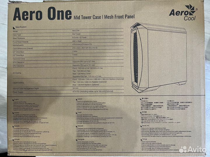 Продам корпус AeroCool Aero One белый
