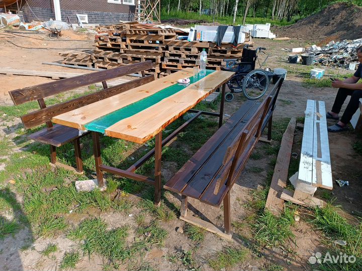 Лавки столы из дерева