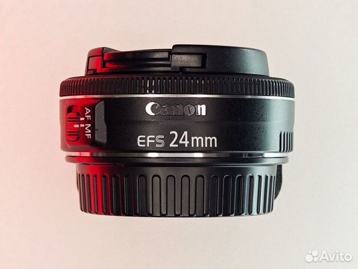 Объектив Canon 24mm f/2.8 STM + коробка