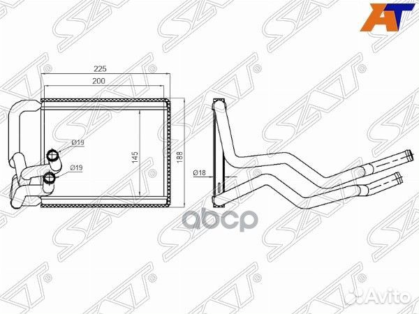 Радиатор отопителя салона hyundai elantra 06-11